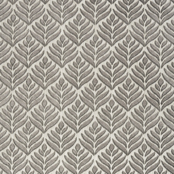 Homeroots 6' X 9' Charcoal Floral Stain Resistant Non Skid Area Rug  Polypropylene 505670