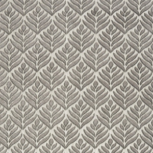 Homeroots 7' X 10' Charcoal Floral Stain Resistant Non Skid Area Rug  Polypropylene 505671