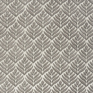 Homeroots 4' Charcoal Floral Area Rug - Stain Resistant, Non-skid, Elegant Design For Living Spaces & Pets 4' X 6' Polypropylene 505672