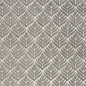 Homeroots 4' Charcoal Floral Area Rug - Stain Resistant, Non-skid, Elegant Design For Living Spaces & Pets 4' X 6' Polypropylene 505672