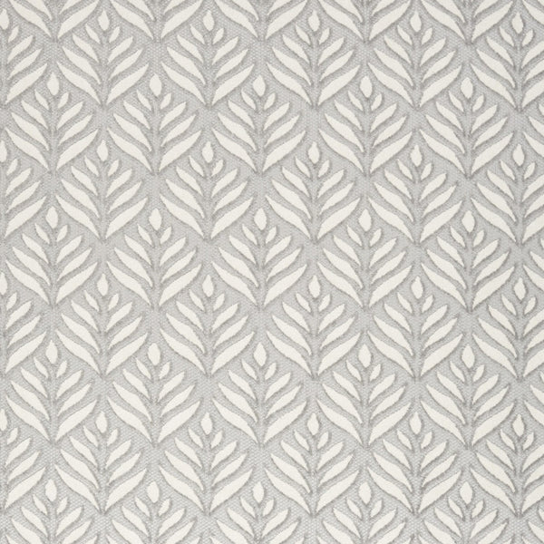 Homeroots 6' X 9' Grey Floral Stain Resistant Non Skid Area Rug  Polypropylene 505680