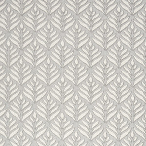 Homeroots 6' X 9' Grey Floral Stain Resistant Non Skid Area Rug  Polypropylene 505680