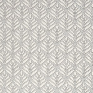 Homeroots 7' X 10' Grey Floral Stain Resistant Non Skid Area Rug  Polypropylene 505681