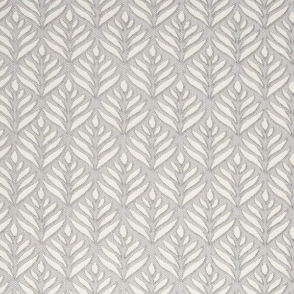 Homeroots 7' X 10' Grey Floral Stain Resistant Non Skid Area Rug  Polypropylene 505681