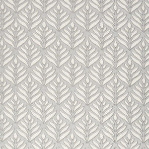 Homeroots 7' X 10' Grey Floral Stain Resistant Non Skid Area Rug  Polypropylene 505681