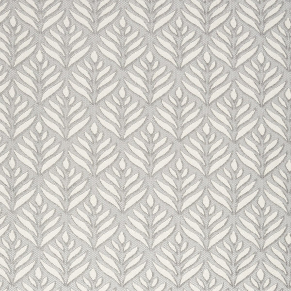 Homeroots 5' X 8' Grey Floral Stain Resistant Non Skid Area Rug  Polypropylene 505683