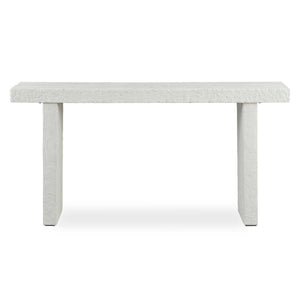 Uttermost Hagan Textured Concrete Console Table for Indoor Outdoor Entryway or Patio Use