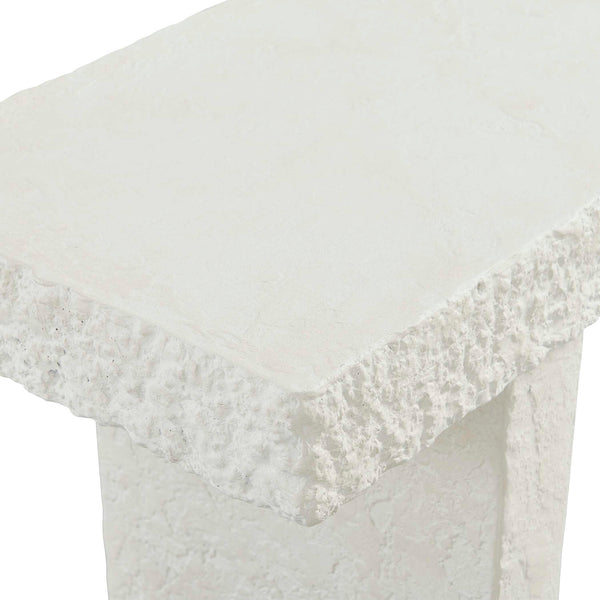 Uttermost Hagan Textured Concrete Console Table for Indoor Outdoor Entryway or Patio Use
