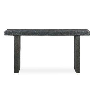 Uttermost Uttermost Hagan Textured Concrete Console Table for Indoor Outdoor Entryway or Patio Use Black, Brown 50598
