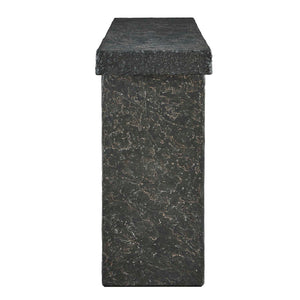 Uttermost Hagan Textured Concrete Console Table for Indoor Outdoor Entryway or Patio Use