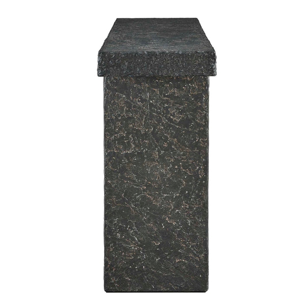 Uttermost Hagan Textured Concrete Console Table for Indoor Outdoor Entryway or Patio Use