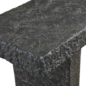 Uttermost Hagan Textured Concrete Console Table for Indoor Outdoor Entryway or Patio Use