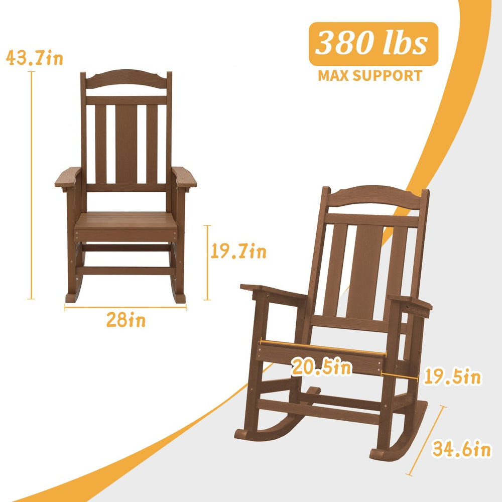 English Elm Folding Adirondack Chair Outdoor Hips Resin Weather Resistant Patio Deck Seating T3609P482831