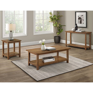 English Elm Castleton Modern Distressed Brown Wood Console Table - Stylish Entryway & Living Room Storage Solution B062P375517
