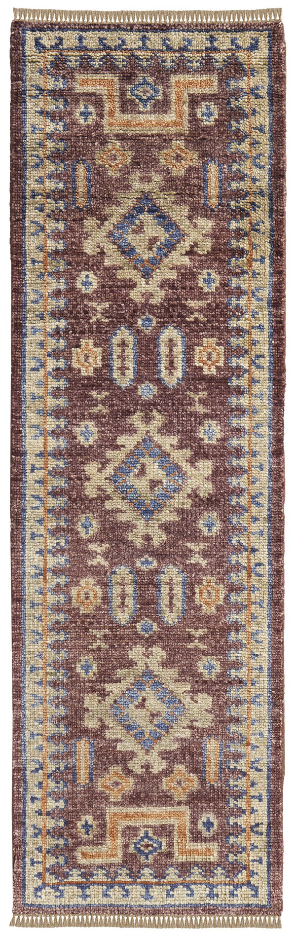 Feizy Rugs Fillmore Hand-knotted Wool Rug - Artisan-crafted Geometric Design With Rich Colors For Any Space Red,Green,Blue Wool Fil6929fredmlti14