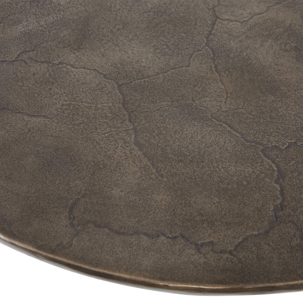 Uttermost Uttermost Madrone Cast Aluminum Bistro Table Bronze Finish Patio Dining Accent 50609