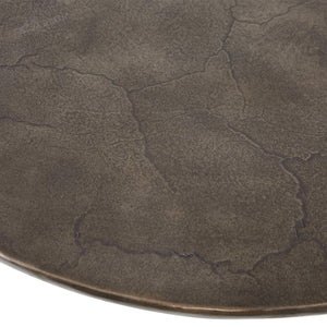 Uttermost Madrone Cast Aluminum Bistro Table Bronze Finish Patio Dining Accent