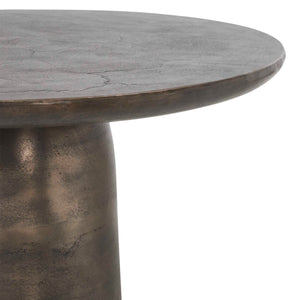 Uttermost Madrone Cast Aluminum Bistro Table Bronze Finish Patio Dining Accent