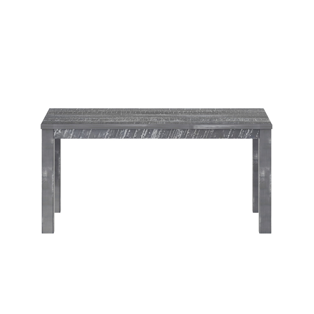 Homeroots 35" Gray Solid Wood Dining Table Grey  506619