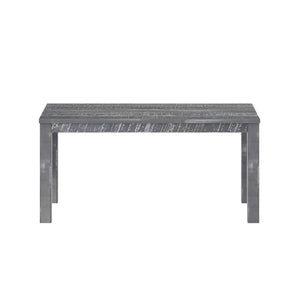 Homeroots 35" Gray Solid Wood Dining Table Grey  506619