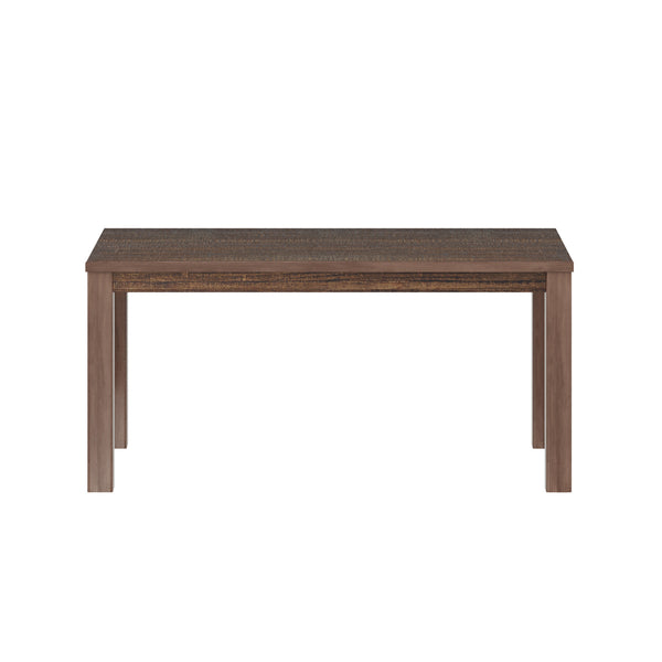 Homeroots 35" Espresso Solid Wood Dining Table   506620