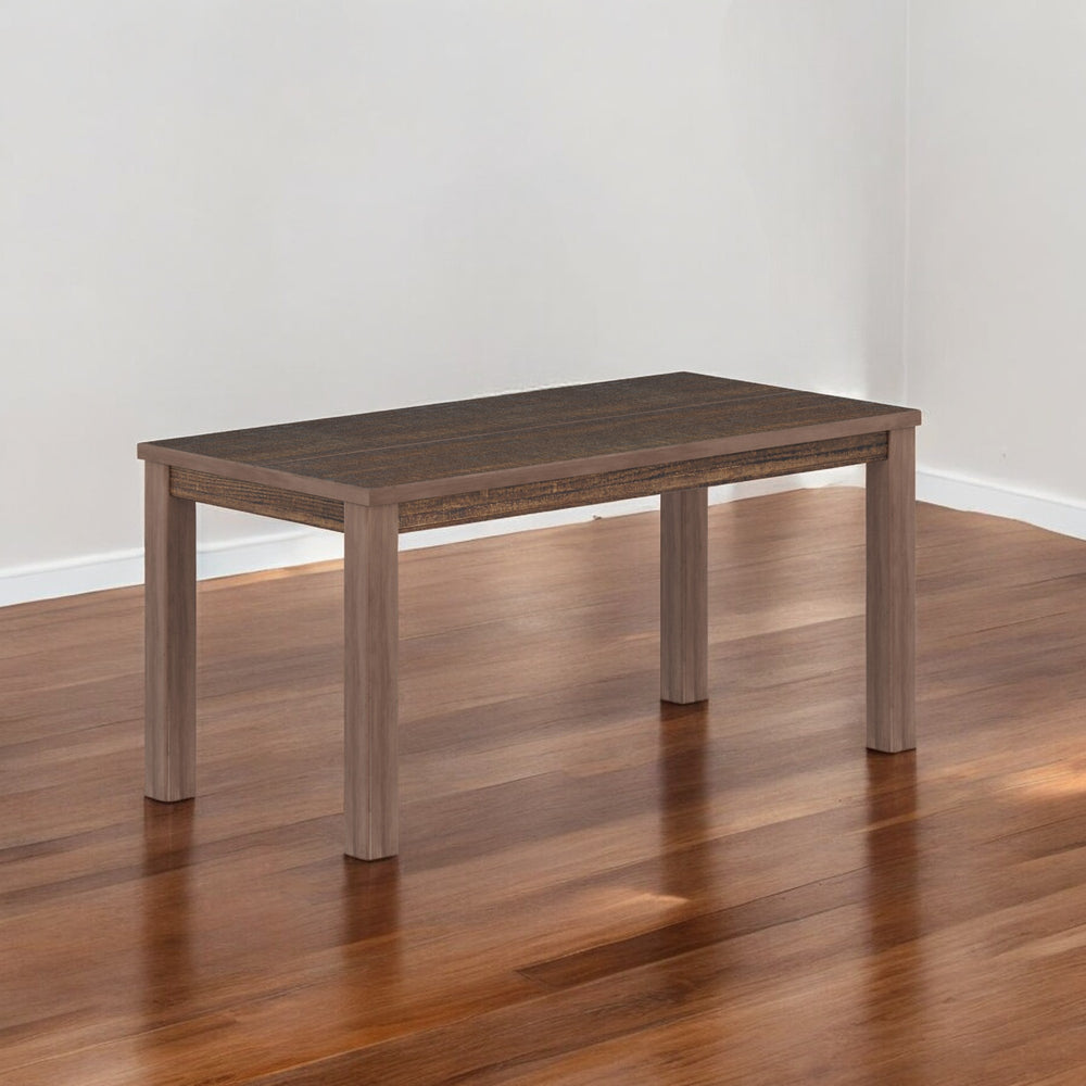 Homeroots 35" Espresso Solid Wood Dining Table   506620