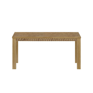 Homeroots 35" Brown Solid Wood Dining Table Walnut  506621