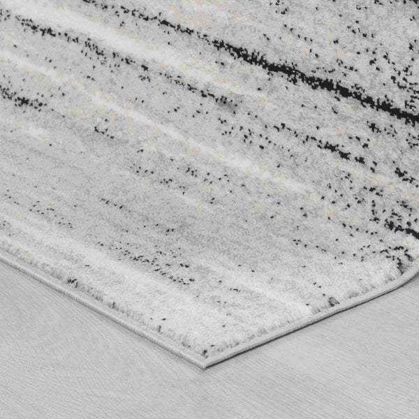 Homeroots 5' X 8' Grey Abstract Area Rug  Polypropylene 506623