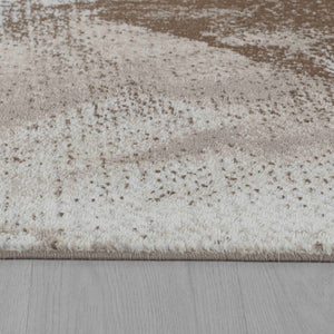 Homeroots 4' X 6' Brown Abstract Area Rug  Polypropylene 506626