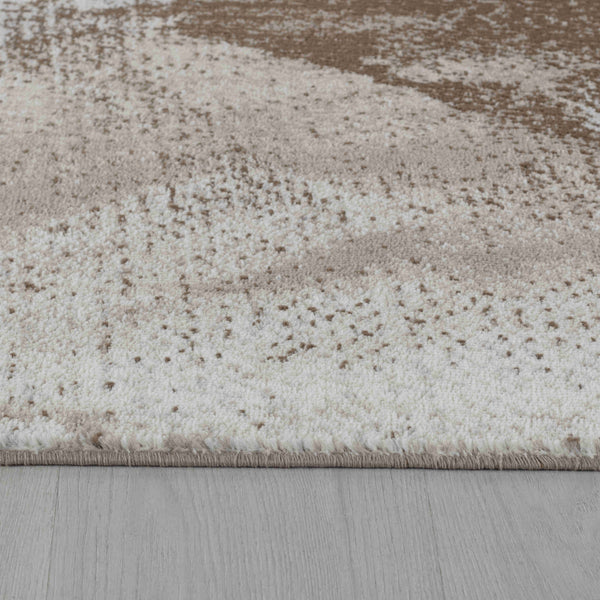 Homeroots 4' X 6' Brown Abstract Area Rug  Polypropylene 506626