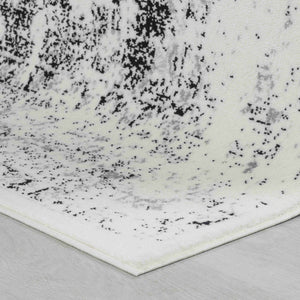 Homeroots 5' X 8' Black Oriental Area Rug  Polypropylene 506631