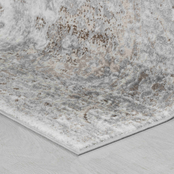 Homeroots 5' X 8' Brown Oriental Area Rug  Polypropylene 506639