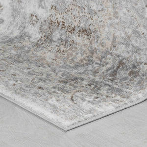 Homeroots 8' X 11' Brown Oriental Area Rug  Polypropylene 506641