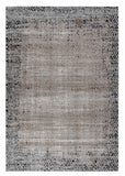 Homeroots 4' X 6' Brown Geometric Area Rug  Polypropylene 506646