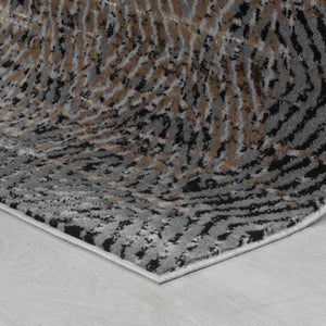 Homeroots 5' X 8' Brown Geometric Area Rug  Polypropylene 506647