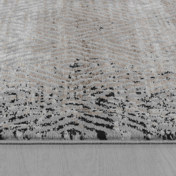 Homeroots 8' X 11' Brown Geometric Area Rug  Polypropylene 506649