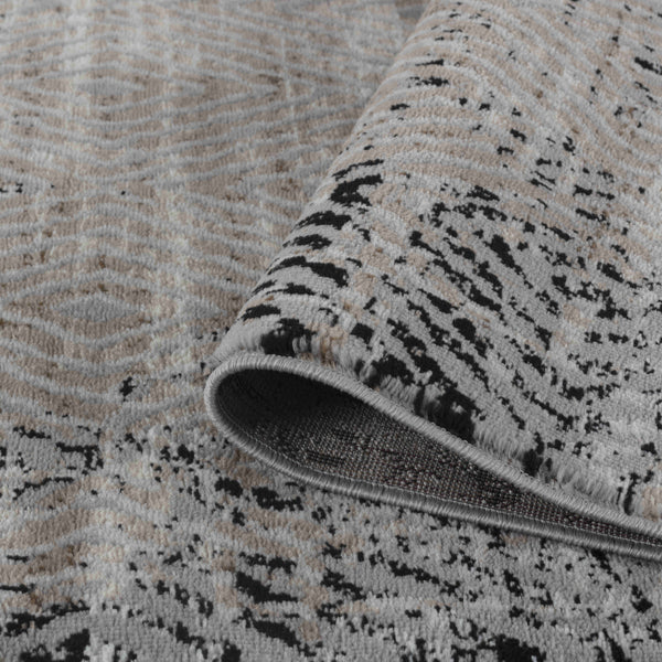 Homeroots 8' X 11' Brown Geometric Area Rug  Polypropylene 506649