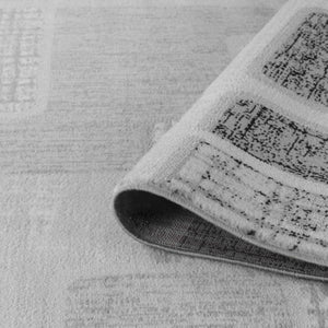 Homeroots 5' X 8' Grey Geometric Area Rug  Polypropylene 506663