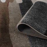 Homeroots 4' X 6' Brown Abstract Area Rug  Polypropylene 506666