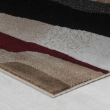 Homeroots 4' X 6' Brown Abstract Area Rug  Polypropylene 506666