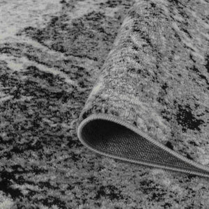 Homeroots 4' X 6' Grey Abstract Area Rug  Polypropylene 506672