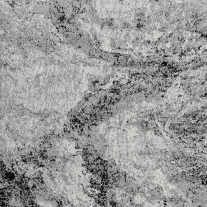 Homeroots 4' X 6' Grey Abstract Area Rug  Polypropylene 506672