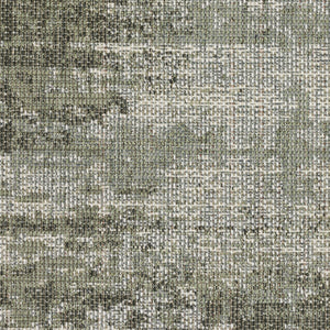 Homeroots 10' X 13' Green And Ivory Abstract Stain Resistant Indoor Outdoor Area Rug  Polypropylene 506862