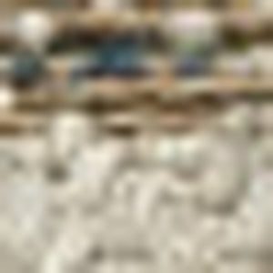 HomeRoots 5' Gray Oriental Indoor-Outdoor Area Rug - Stain and Water Resistant, Timeless Medallion Design 6'7" x 9'2" 506956