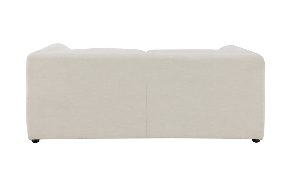 English Elm Jaeda Elegant Beige Bouclé Loveseat in Linen Upholstery — Plush Cushions, Timeless Comfort & Style B2726P241777