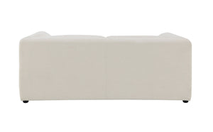 English Elm Jaeda Plush Boucle 3PCS Living Room Set with Linen Upholstery, Wood Frame, Plush Cushions for Comfort Beige 76.4 L x 38.2 W x 28.3 H B2726S00202