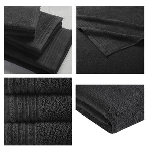 English Elm 100% Cotton Quick Dry 12-Piece Bath Towel Set - Zero Twist Duet, Soft Absorbent Bath/Hand/Washcloths B035P294208