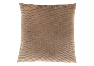 English Elm Pillows, 18X18 Beige Square Throw With Hypoallergenic Insert - Elegant Accent For Sofa & Bedroom B2710P218743-GIGA