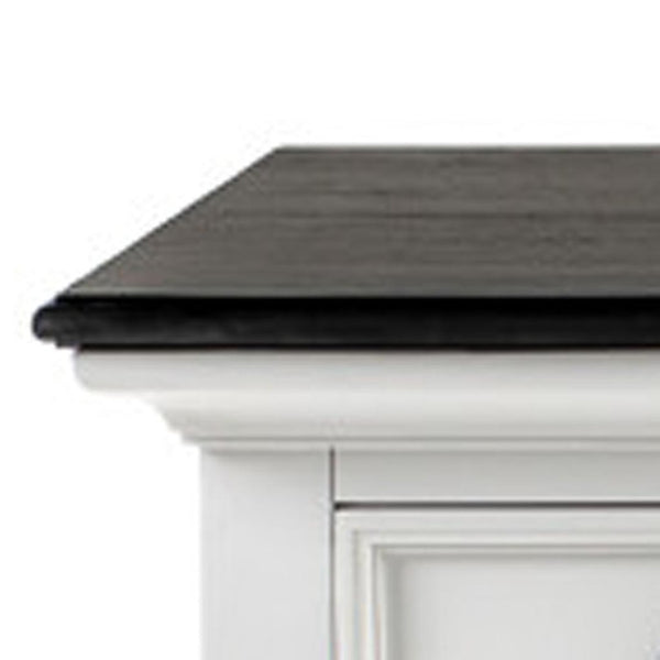 HomeRoots 60" Elegant Solid Wood Buffet Table with Stylish Two-Tone Finish and Ample Storage for Any Space 507534