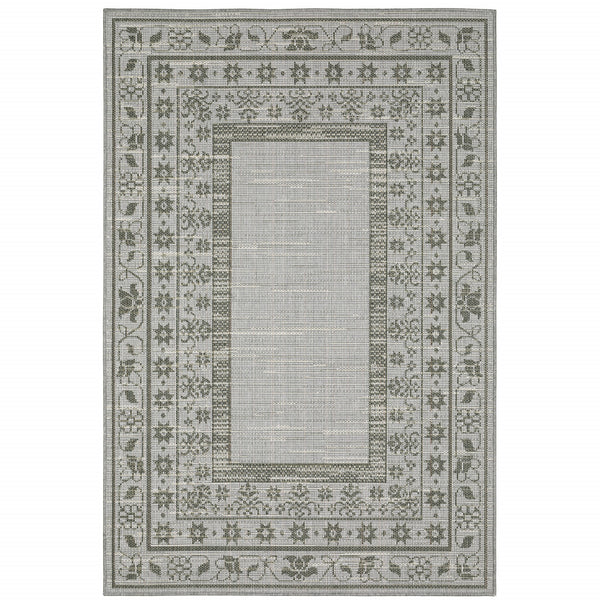Homeroots 10' X 13' Beige Stain Resistant Indoor Outdoor Area Rug  Polypropylene 507606